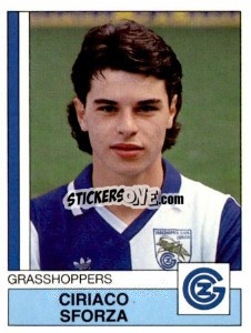 Sticker Ciriaco Sforza - Football Switzerland 1987-1988 n. 70 - Panini