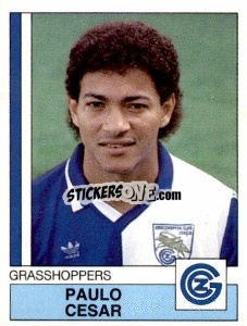 Sticker Paulo Cesar - Football Switzerland 1987-1988 n. 72 - Panini