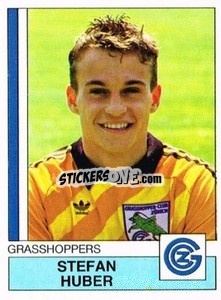 Sticker Stefan Huber - Football Switzerland 1987-1988 n. 76 - Panini