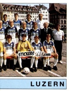 Figurina Team - Football Switzerland 1987-1988 - Panini
