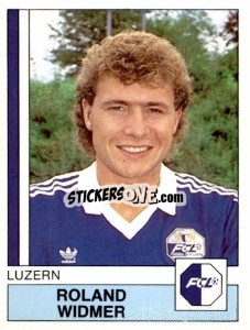 Sticker Roland Widmer - Football Switzerland 1987-1988 - Panini