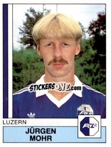 Sticker Jurgen Mohr - Football Switzerland 1987-1988 - Panini