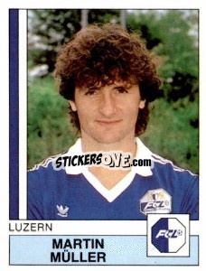 Sticker Martin Muller - Football Switzerland 1987-1988 - Panini
