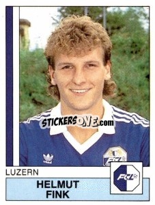 Cromo Helmut Fink - Football Switzerland 1987-1988 - Panini