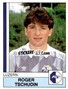 Figurina Roger Tschudin - Football Switzerland 1987-1988 n. 114 - Panini