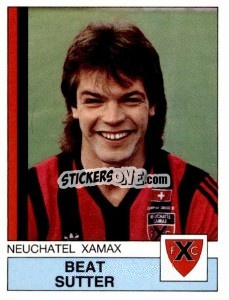 Sticker Neat Sutter - Football Switzerland 1987-1988 - Panini