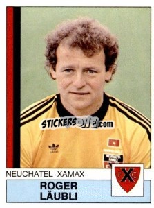 Figurina Roger Laubli - Football Switzerland 1987-1988 n. 133 - Panini