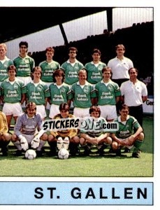 Sticker Team - Football Switzerland 1987-1988 n. 135 - Panini