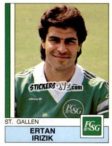 Sticker Ertan Irizik - Football Switzerland 1987-1988 - Panini