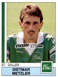 Cromo Dietmar Metzler - Football Switzerland 1987-1988 n. 149 - Panini