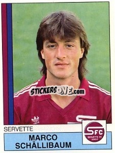 Sticker Marco Schallibaum - Football Switzerland 1987-1988 n. 161 - Panini