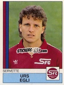Sticker Urs Egli - Football Switzerland 1987-1988 - Panini