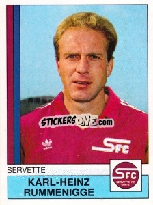 Cromo Karl-Heinz Rummenigge - Football Switzerland 1987-1988 - Panini