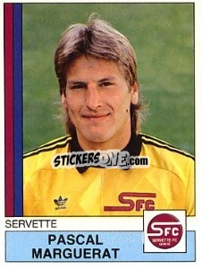 Sticker Pascal Marguerat - Football Switzerland 1987-1988 - Panini