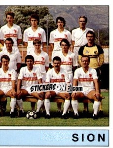 Figurina Team - Football Switzerland 1987-1988 n. 173 - Panini
