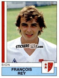 Cromo Francois Rey - Football Switzerland 1987-1988 - Panini