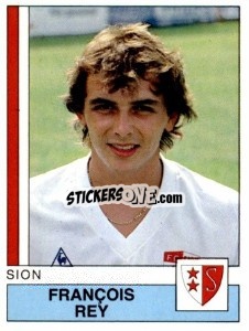 Figurina Francois Rey - Football Switzerland 1987-1988 - Panini