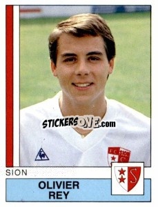 Sticker Olivier Rey - Football Switzerland 1987-1988 - Panini