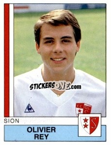 Sticker Olivier Rey - Football Switzerland 1987-1988 n. 180 - Panini