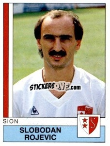 Sticker Sloodan Rojevic - Football Switzerland 1987-1988 n. 181 - Panini