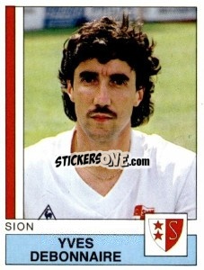 Figurina Yves Debonnaire - Football Switzerland 1987-1988 - Panini