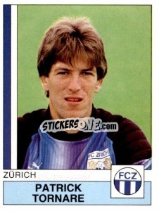 Figurina Patrick Tornare - Football Switzerland 1987-1988 n. 214 - Panini