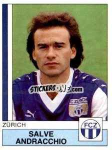 Sticker Salve Andracchio - Football Switzerland 1987-1988 - Panini