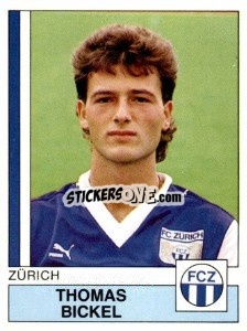 Figurina Thomas Bickel - Football Switzerland 1987-1988 n. 222 - Panini