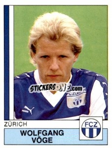 Figurina Wolfgang Voge - Football Switzerland 1987-1988 - Panini