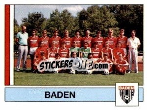 Figurina Team - Football Switzerland 1987-1988 - Panini