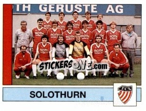 Cromo Team - Football Switzerland 1987-1988 - Panini