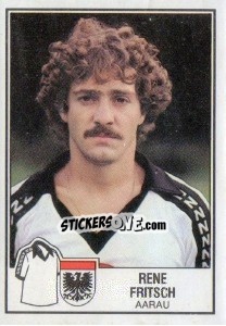 Cromo Rene Fritsch - Football Switzerland 1981-1982 - Panini