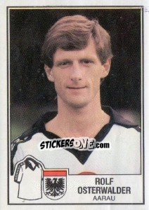 Sticker Rolf Osterwalder - Football Switzerland 1981-1982 - Panini