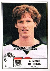 Sticker Armand da Costa - Football Switzerland 1981-1982 - Panini