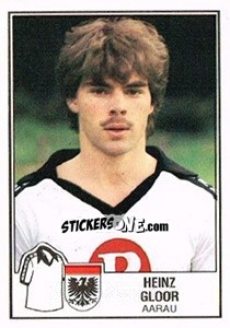 Cromo Heinz Gldor - Football Switzerland 1981-1982 - Panini