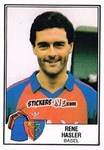 Sticker Rene Hasler - Football Switzerland 1981-1982 n. 28 - Panini
