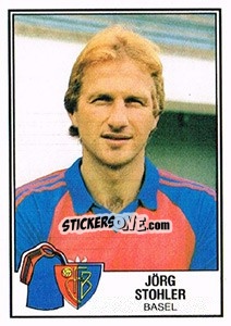 Cromo Jorg Stohler - Football Switzerland 1981-1982 - Panini