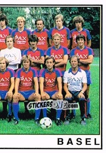 Sticker Team - Football Switzerland 1981-1982 n. 34 - Panini