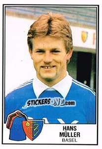 Sticker Hans Muller - Football Switzerland 1981-1982 n. 38 - Panini