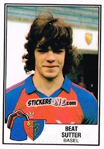 Figurina Beat Sutter - Football Switzerland 1981-1982 n. 42 - Panini