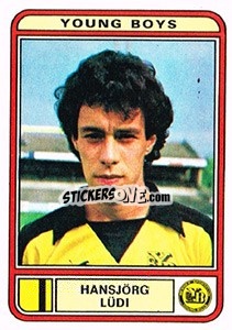 Sticker Hans-Jorg Ludi - Football Switzerland 1979-1980 - Panini