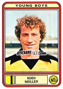 Sticker Kudi Muller - Football Switzerland 1979-1980 - Panini