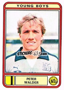 Sticker Peter Walder - Football Switzerland 1979-1980 n. 229 - Panini