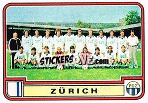 Figurina Team - Football Switzerland 1979-1980 - Panini