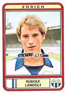 Sticker Rudolf Landolt - Football Switzerland 1979-1980 - Panini