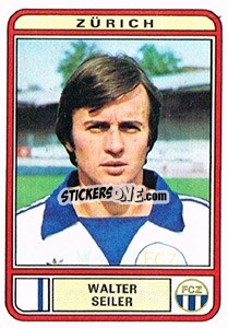 Cromo Walter Seiler - Football Switzerland 1979-1980 - Panini