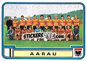 Figurina Team - Football Switzerland 1979-1980 - Panini