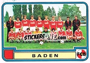 Sticker Team - Football Switzerland 1979-1980 - Panini
