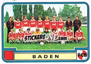 Figurina Team - Football Switzerland 1979-1980 - Panini