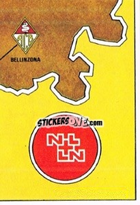 Sticker Map - Football Switzerland 1979-1980 - Panini